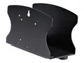 StarTech.com PC Wall Mount Bracket, For Desktop Computers Up To 40lb, Toolless Width Adjustment 1.9-7.8in (50-200mm), Heavy-Duty Steel, CPU Tower/Case Shelf/Holder, Includes Mounting Hardware and Spacers (2NS-CPU-WALL-MOUNT) Monteringsb&#248;yle fra skrivebord til vegg / til skjerm (horisontal) - svart