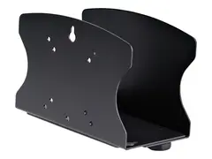 StarTech.com PC Wall Mount Bracket, For Desktop Computers Up To 40lb, Toolless Width Adjustment 1.9-7.8in (50-200mm), Heavy-Duty Steel, CPU Tower/Case Shelf/Holder, Includes Mounting Hardware and Spacers (2NS-CPU-WALL-MOUNT) Monteringsb&#248;yle fra skrivebord til vegg / til skjerm (horisontal) - svart