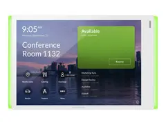 Crestron Room Scheduling Touch Screen TSS-770-Z-W-S-LB KIT For Microsoft Teams - room manager - tr&#229;dl&#248;s, kablet - 802.11a/b/g/n/ac - 2.4 Ghz, 5 GHz - 10/100 Ethernet - glatthvit