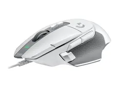 Logitech G G502 X - Mus - optisk - kablet USB - hvit