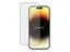 PanzerGlass - Skjermbeskyttelse for mobiltelefon ultrabred passform - glass - rammefarge svart - for Apple iPhone 14 Pro