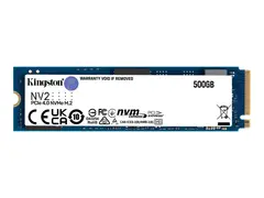 Kingston NV2 - SSD - 500 GB - intern - M.2 2280 PCIe 4.0 x4 (NVMe) - for Intel Next Unit of Computing 12 Pro Kit - NUC12WSKi5