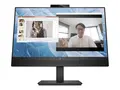 HP M24m Conferencing Monitor - LED-skjerm 24&quot; (23.8&quot; synlig) - 1920 x 1080 Full HD (1080p) @ 75 Hz - IPS - 300 cd/m&#178; - 1000:1 - 5 ms - HDMI, DisplayPort, USB-C - h&#248;yttalere - svart stativ, svart hode