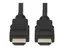 Eaton Tripp Lite Series High-Speed HDMI Cable, Digital Video with Audio, UHD 4K (M/M), Black, 10 ft. (3.05 m) HDMI-kabel - HDMI hann til HDMI hann - 3.1 m - dobbeltisolert - svart - 4K-st&#248;tte