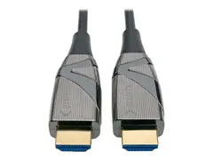 Eaton Tripp Lite Series 4K HDMI Fiber Active Optical Cable (AOC) 4K 60 Hz, HDR, 4:4:4 (M/M), 30 m (98 ft.) - HDMI-kabel - HDMI hann til HDMI hann - 30 m - fiberoptisk - svart - aktiv