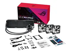 ASUS ROG STRIX LC II 360 ARGB - V&#230;skekj&#248;lesystem for prosessor Radiatorst&#248;rrelse: 360 mm - (for: LGA1156, LGA1155, LGA2011, LGA1150, LGA2011-3, LGA1151, AM4, LGA2066, TR4, LGA1200, LGA1152, LGA1700) - 120 mm