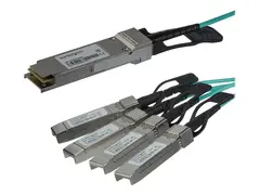 STARTECH 15M QSFP+ BREAKOUT CABLE - CISCO COMPATIBLE-QSFP+TO4SFP+