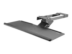 StarTech.com Under Desk-Mount Keyboard Tray 26.4” Wide - Adjustable - Ergonomic Slide-Out Keyboard Shelf with Tilt and Swivel (KBTRAYADJ) - Tastaturskuff - monterbar under skrivebord - svart - for P/N: ARMBARDUOV, ARMBARTRIO2, ARMDUALSS, ARMDUALV, LTRISERP, MONSTADJDL, MONSTADQI