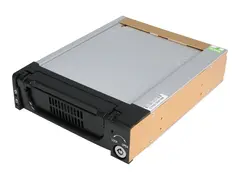 StarTech.com 5.25 in Rugged SATA Hard Drive Mobile Rack Drawer Aluminum Removable Hard Drive Bay (DRW150SATBK) - Bevegelig lagerrack - 3.5&quot; - svart