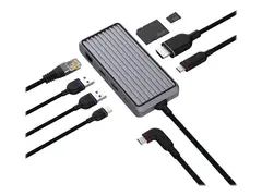 Unisynk - dokkingstasjon - USB-C HDMI - 1GbE