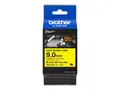 Brother HSe-621E - Svart p&#229; gult Rull (0,9 cm x 1,5 m) 1 kassett(er) hengeboks - varmekrympetape - for P-Touch PT-D800, PT-E300, PT-E310, PT-E550, PT-P700, PT-P750, PT-P900, PT-P950