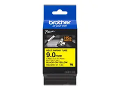 Brother HSe-621E - Svart p&#229; gult - Rull (0,9 cm x 1,5 m) 1 kassett(er) hengeboks varmekrympetape - for P-Touch PT-D800, PT-E300, PT-E310, PT-E550, PT-P700, PT-P750, PT-P900, PT-P950