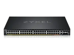 Zyxel XGS2220 Series XGS2220-54FP Switch - L3-tilgang, NebulaFLEX Cloud, 960 W - Styrt - 48 x Gigabit Ethernet + 6 x 10 Gigabit (opplink) - stasjon&#230;r, rackmonterbar - PoE++ (960 W)