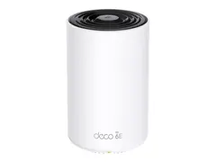 TP-Link Deco XE75 V1 - Wi-Fi-system (ruter) inntil 2900 kvadratfot - maske - GigE - Wi-Fi 6E - Wi-Fi 6 - Multib&#229;nd