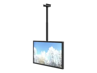 HI-ND Window - Monteringssett (hylster) for LCD-skjerm - landskap - hvit - skjermst&#248;rrelse: 55&quot; - takmonterbar - for LG 55XS2E, 55XS4J; Samsung OM55N-S