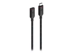 UNISYNK - USB-kabel - 24 pin USB-C (hann) til 24 pin USB-C (hunn) 80 cm - 4K 60Hz st&#248;tte, 8K 30Hz st&#248;tte - svart