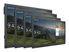 Avocor - 75&quot; Diagonalklasse E Series LED-bakgrunnsbelyst LCD-skjerm interaktiv - med pekeskjerm (multiber&#248;rings) - 4K UHD (2160p) 3840 x 2160 - direktebelyst LED