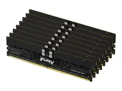 Kingston FURY Renegade Pro - DDR5 sett - 256 GB: 8 x 32 GB - DIMM 288-pin - 5600 MHz / PC5-44800 - CL36 - 1.25 V - registrert - on-die ECC