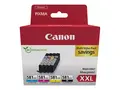 Canon CLI-581XXL C/M/Y/BK Multi Pack - 4-pack 11.7 ml - XXL-st&#248;rrelse - svart, gul, cyan, magenta - original - boks - blekkbeholder - for PIXMA TS6251, TS6350, TS6351, TS705, TS8252, TS8350, TS8351, TS8352, TS9550, TS9551