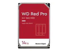 WD Red Pro WD142KFGX - Harddisk - 14 TB - intern 3.5&quot; - SATA 6Gb/s - 7200 rpm - buffer: 512 MB