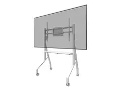 Neomounts Move Go FL50-525WH1 - Vogn for flatpanel - l&#229;sbar - st&#229;l - hvit - skjermst&#248;rrelse: 55&quot;-86&quot;