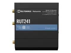 Teltonika RUT241 - Tr&#229;dl&#248;s ruter WWAN - Wi-Fi - 2,4 GHz - 3G, 4G - DIN-skinnemonterbar