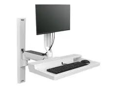 Ergotron CareFit Combo System monteringssett modul&#230;r - for LCD-skjerm / tastatur / mus - hvit