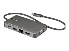 STARTECH.COM USB-C Multiport Adapter - USB-C to 4K HDMI or VGA Mini Dock 100W