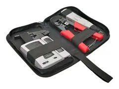 Eaton Tripp Lite Series 4-Piece Network Installer Tool Kit with Carrying Case RJ11 RJ12 RJ45 Nettverksverkt&#248;y/testsett