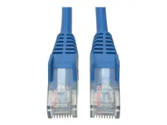 Eaton Tripp Lite Series Cat5e 350 MHz Snagless Molded (UTP) Ethernet Cable (RJ45 M/M), PoE Blue, 7 ft. (2.13 m) - Koblingskabel - RJ-45 (hann) til RJ-45 (hann) - 2.1 m - UTP - CAT 5e - formst&#248;pt, uten hindringer, flertr&#229;det - bl&#229;