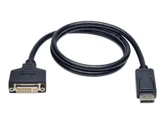 Eaton Tripp Lite Series DisplayPort to DVI Cable Adapter, Converter for DP-M to DVI-I-F, 3 ft. (0.91 m) Skjermkabel - DisplayPort (hann) til DVI-D (hunn) - 1 m