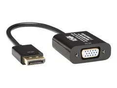 Tripp Lite 6in DisplayPort to VGA Adapter Active Converter DP to VGA M/F DPort 1.2 6&quot; Displayadapter - DisplayPort (hann) til HD-15 (VGA) (hunn) - 15.2 cm - aktiv - svart