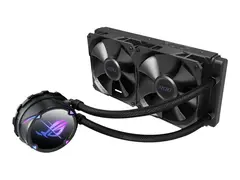 ASUS ROG STRIX LC II 240 - V&#230;skekj&#248;lesystem for prosessor Radiatorst&#248;rrelse: 240 mm - (for: LGA1156, LGA1155, LGA2011, LGA1150, LGA2011-3, LGA1151, AM4, LGA2066, TR4, LGA1200, LGA1152, LGA1700) - 120 mm - svart