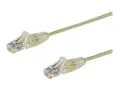 STARTECH 1M SLIM CAT6 CABLE - GREY SNAGLESS - 28 AWG COPPER WIRE