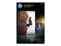 HP Advanced Glossy Photo Paper - Blank - 100 x 150 mm 250 g/m&#178; - 25 ark fotopapir - for ENVY Inspire 7255, 79XX; Officejet 80XX; Photosmart B110; Smart Tank Plus 55X