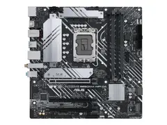 ASUS PRIME B660M-A WIFI D4 - Hovedkort micro ATX - LGA1700-sokkel - B660 Chipset - USB 3.2 Gen 1, USB 3.2 Gen 2, USB-C 3.2 Gen 1 - Gigabit LAN, Wi-Fi 6, Bluetooth - innbygd grafikk (CPU kreves) - HD-lyd (8-kanalers)