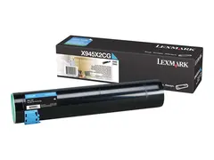 Lexmark - H&#248;y ytelse - cyan - original tonerpatron LCCP - for Lexmark X940e, X940e Page Plus Solution, X945e, X945e Page Plus Solution