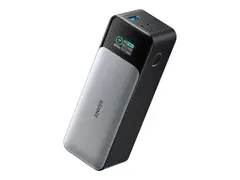 Anker 737 - Str&#248;mbank - GaN-teknologi 24000 mAh - Anker PowerIQ 4.0, Power Delivery 3.1 - 3 utgangskontakter (USB, 2 x USB-C) - svart