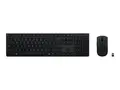 Lenovo Professional Combo - Tastatur- og mussett tr&#229;dl&#248;s - 2.4 GHz - QWERTY - Nordisk - Brown Box