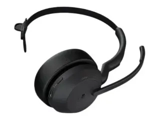 Jabra Evolve2 55 MS Mono - Hodesett on-ear - Bluetooth - tr&#229;dl&#248;s - aktiv st&#248;ydemping - USB-C - svart - Certified for Microsoft Teams