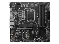 MSI PRO B760M-P DDR4 - Hovedkort micro ATX - LGA1700-sokkel - B760 Chipset - USB 3.2 Gen 1, USB-C 3.2 Gen2 - Gigabit LAN - innbygd grafikk (CPU kreves) - HD-lyd (8-kanalers)