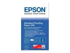 Epson Proofing Paper Standard - Halvmatt 9 mille - Rull (111,8 cm x 30,5 m) - 240 g/m&#178; - 1 rull(er) rettepapir - for Stylus Pro 11880, Pro 98XX; SureColor SC-P10000, P20000, P8000, P9000, P9500, T7000, T7200