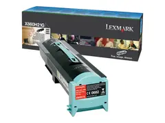 Lexmark - H&#248;y ytelse - svart - original tonerpatron LCCP - for Lexmark X860, X860de 3, X860dhe 4, X862de 4, X862dte 3, X862dte 4, X862dtfe 4, X864dhe 3