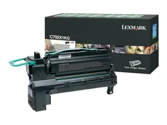 Lexmark - Ekstra h&#248;y ytelse - svart - original tonerpatron LCCP, LRP - for Lexmark C792, X792