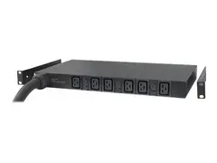 APC Basic Rack PDU - Str&#248;mfordelerenhet (kan monteres i rack) AC 400 V - 22 kW - 3-faset - inngang: IEC 60309 - utgangskontakter: 6 (IEC 60320 C19) - 2.44 m kabel - svart - for P/N: SCL400RMJ1U, SCL500RMI1UC, SCL500RMI1UNC, SMTL1000RMI2UC, SMTL750RMI2UC