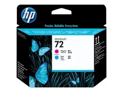 HP 72 - Cyan, magenta - skriverhode for DesignJet T1100, T1100ps, T1200, T1200ps, T1300, T610, T620, T770, T790