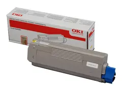 OKI - Gul - original - tonerpatron - for C610dn, 610dtn, 610n