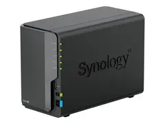 Synology Disk Station DS224+ - NAS-server RAID RAID 0, 1, JBOD - RAM 2 GB - Gigabit Ethernet - iSCSI st&#248;tte