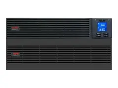 APC Easy UPS On-Line SRV - UPS (kan monteres i rack) AC 230 V - 5000 watt - 5000 VA - 9 Ah - USB, RS-232 - utgangskontakter: 1 - 5U - RAL 7010 - med Rail Kit