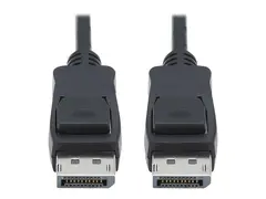 Eaton Tripp Lite Series DisplayPort 1.4 Cable with Latching Connectors, 8K (M/M), Black, 6 ft. (1.8m) DisplayPort-kabel - DisplayPort (hann) til DisplayPort (hann) - DisplayPort 1.4 - 1.83 m - svart